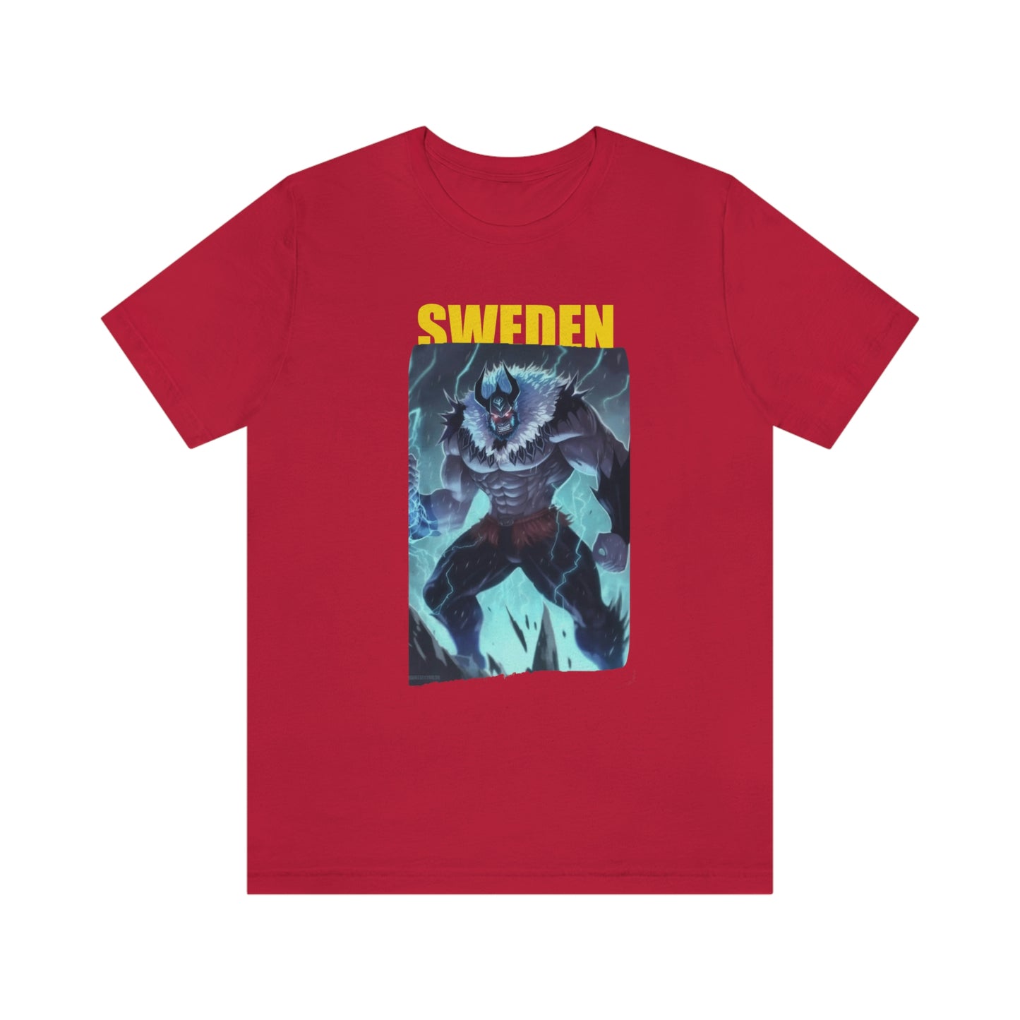 Sweden Supervillain Anime Tee Printify