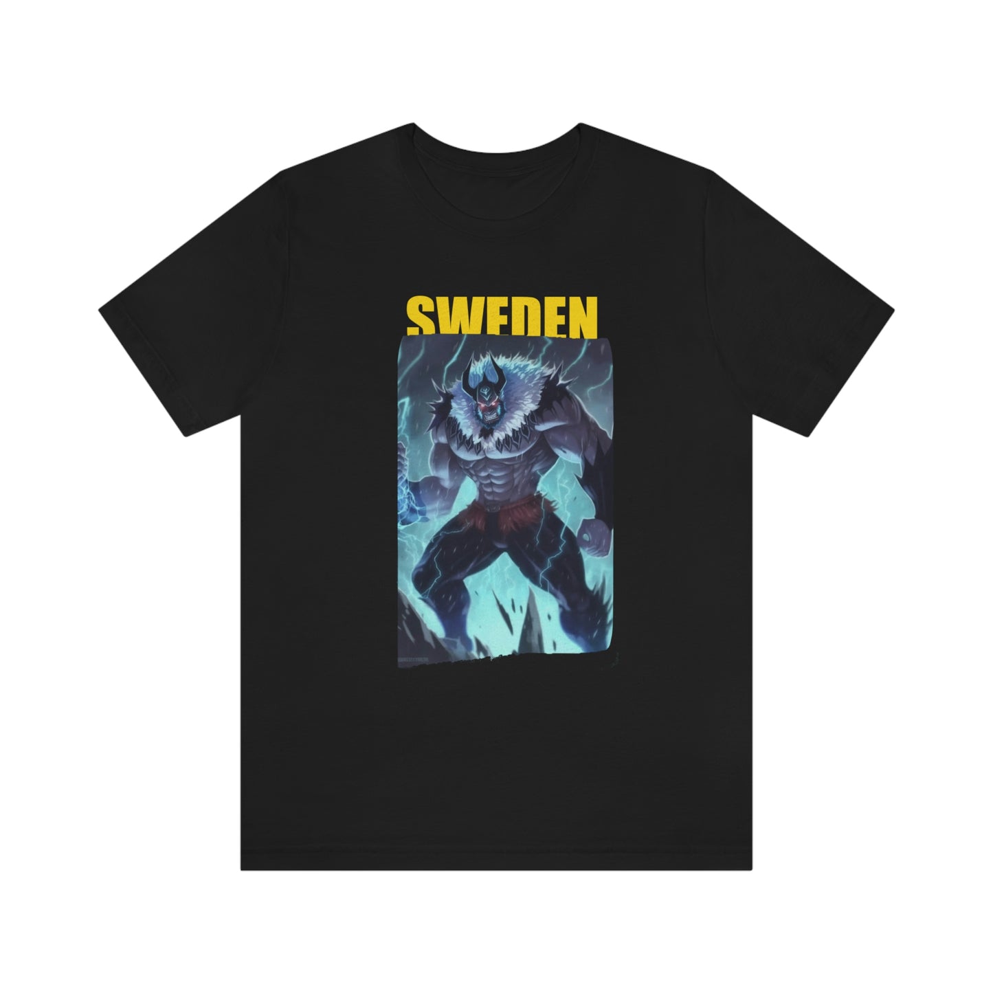 Sweden Supervillain Anime Tee Printify