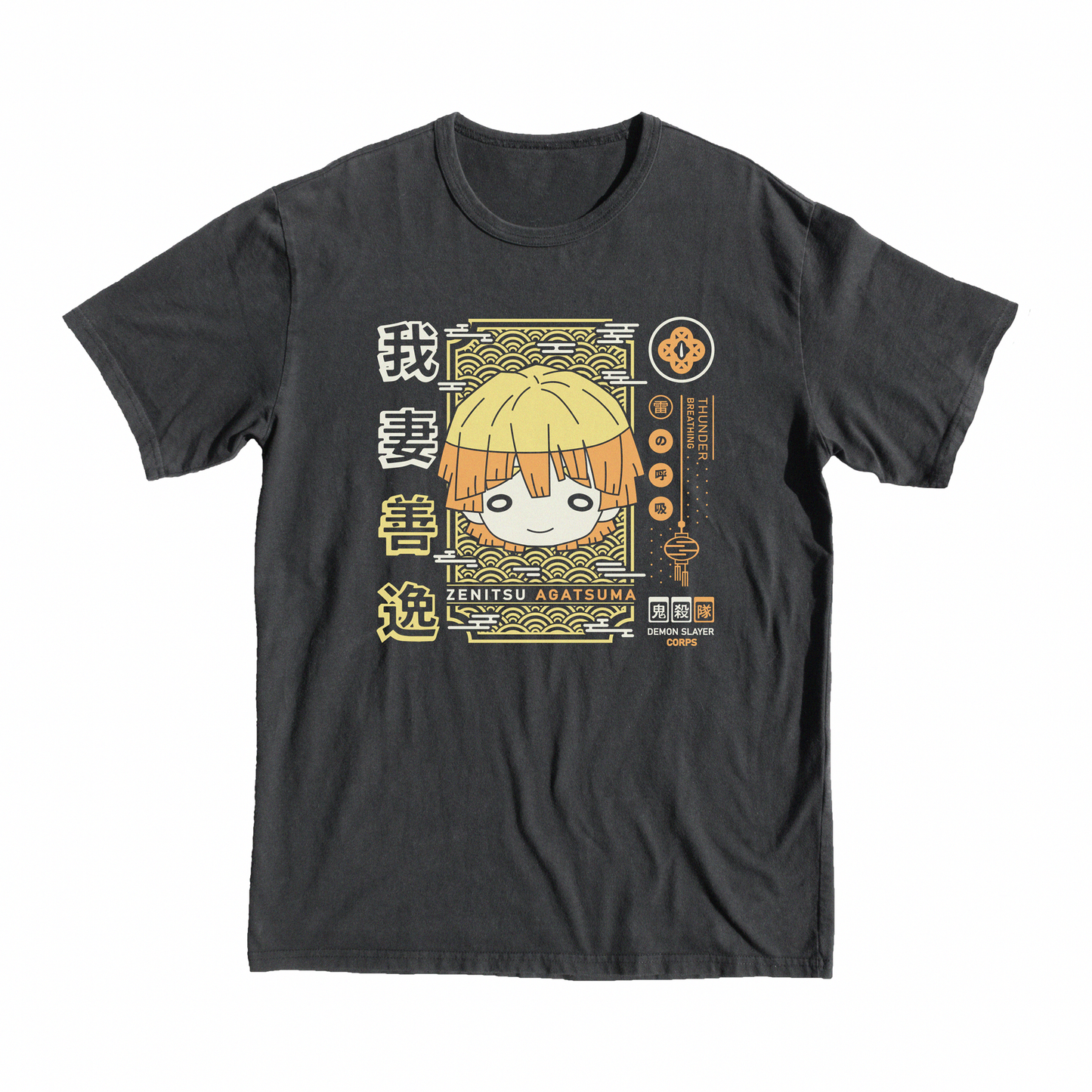 Demon Slayer Zenitsu T-Shirt, merch, tee, anime, manga,shop, zenitsu