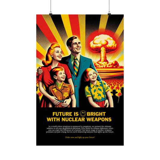 Nuclear Weapons - Fake Ad Poster