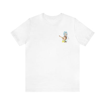 Rick & Morty Friends T-Shirt, portal, merch, gift, top, buy online, shop, gift, rick, luna, moon, white