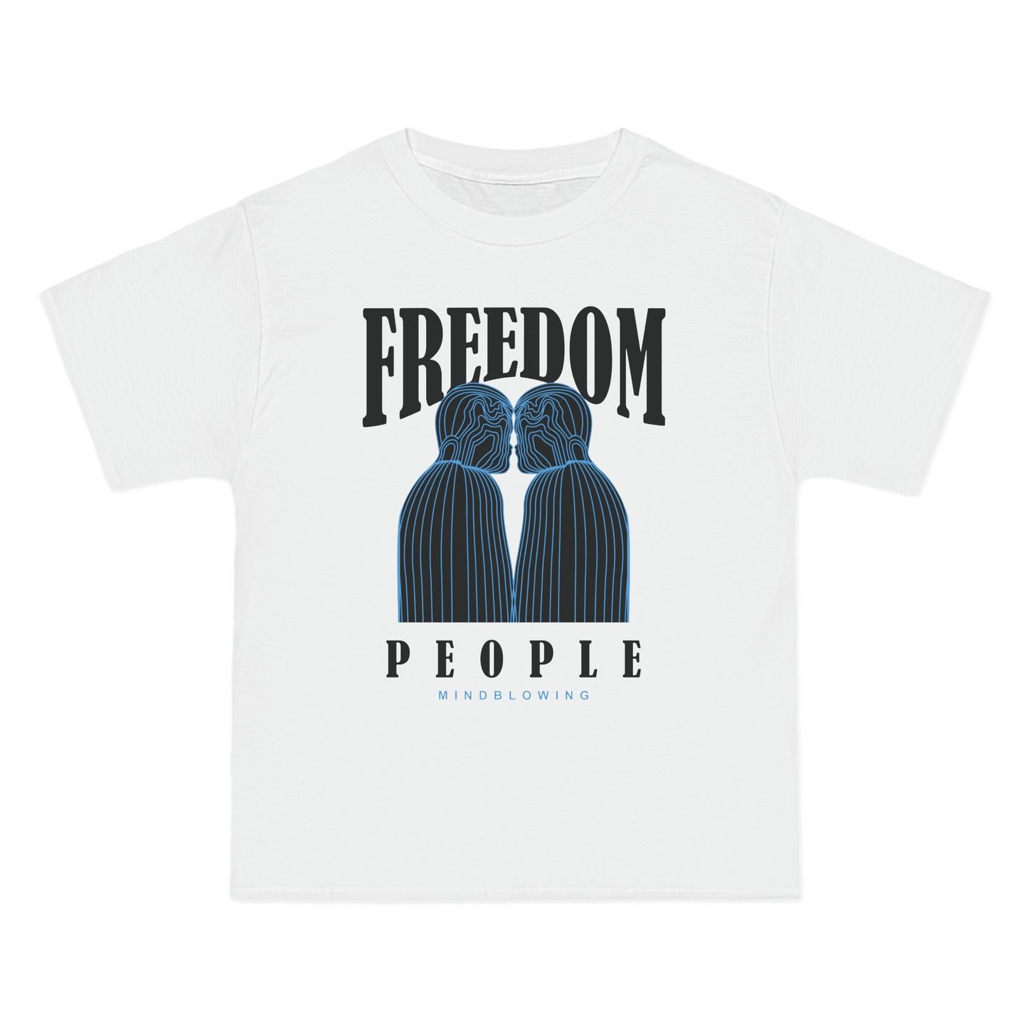 Freedom T-shirt, people, love, statue, gift, tee, shop, merch, present, kiss, mind, shop, merch, online, white