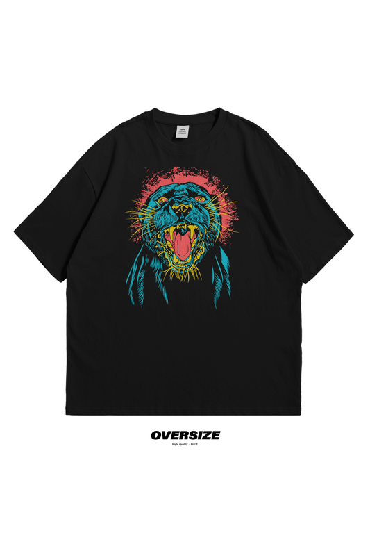 Panther Dream Animal Tee, t-shirt, online. trend, wild, animal, top, black, grafic, online, merch