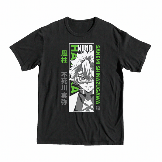 Demon Slayer Sanemi T-Shirt, tee, shop, merch, like, trend, sanemi, like, black, shop, merch