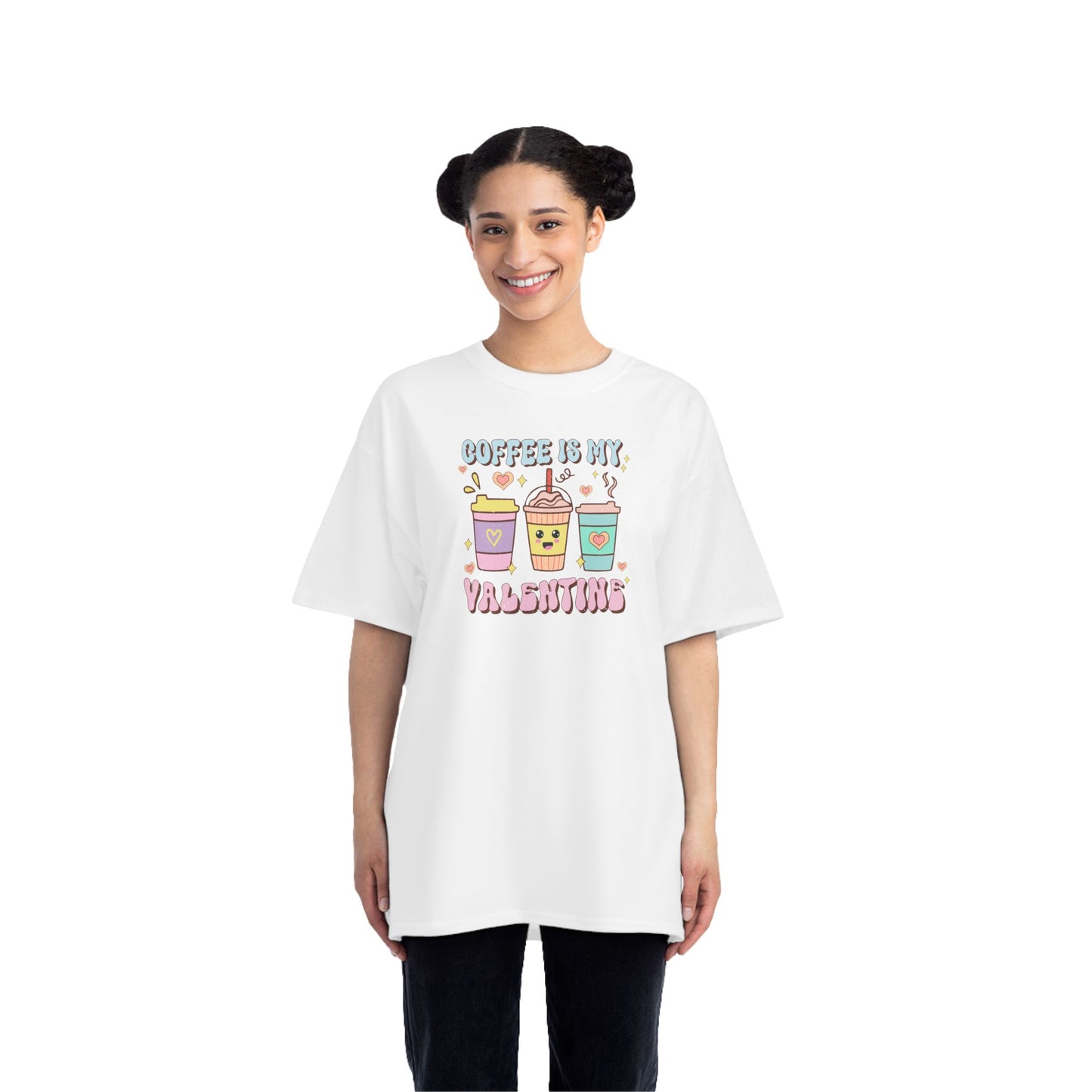 Coffee Valentine Oversized T-Shirt