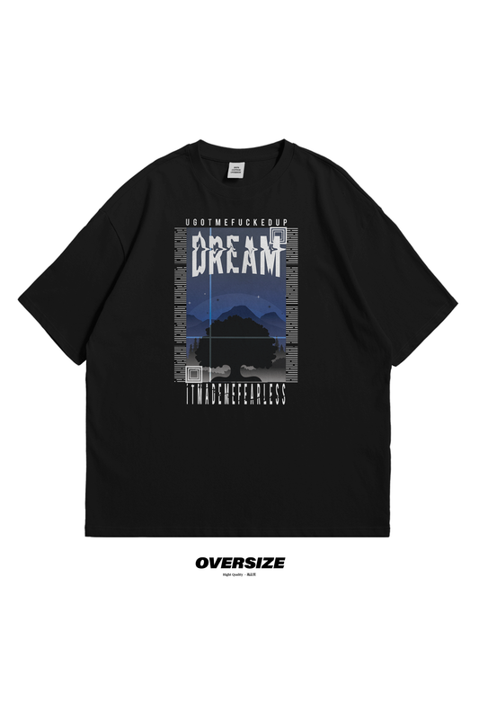 Dream T-shirt, tee, shop, nature, black, night, tree, gift, shop, stars, merch, gym, like, present