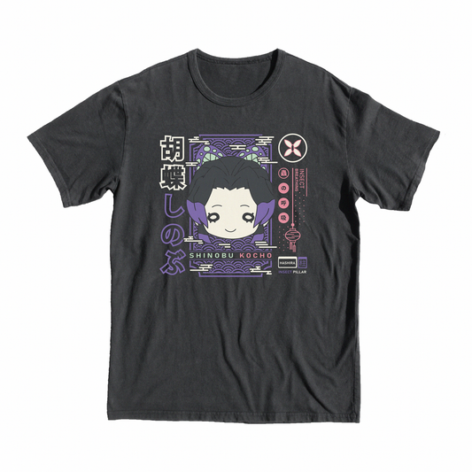 Demon Slayer Shinobu T-Shirt, anime, manga, shop, merch, tee, shop, buy, tee, insect, style