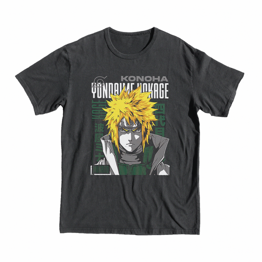 Naruto Minato 2 T-shirt anime manga tee shirt konoha green gift shop buy 