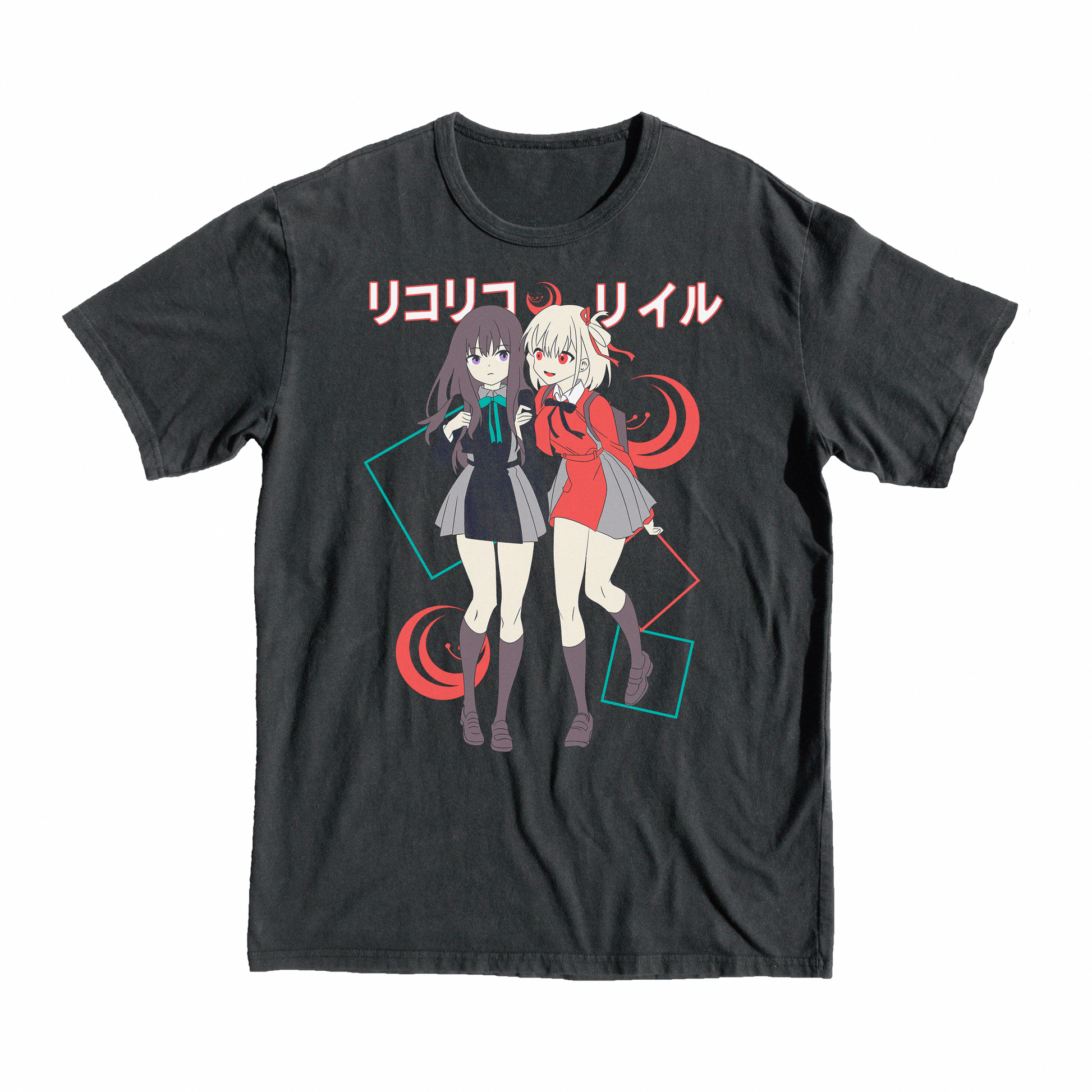 Lycoris Recoil Friends T-Shirt, tee, shop, buy, like, black, love, style, gift, present, trend, symbul