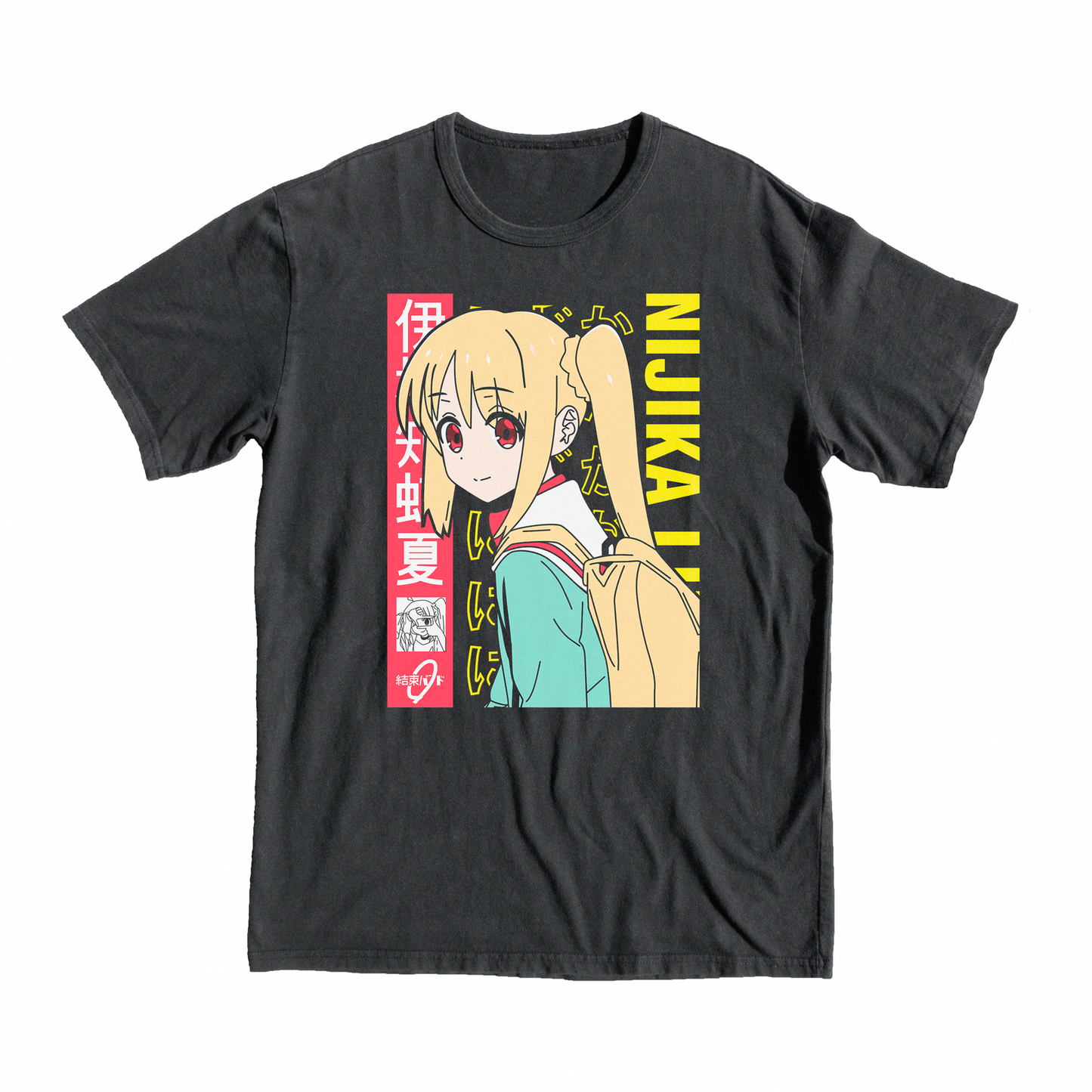 Bocchi the Rock! Nijika T-Shirt, tee, nijika, yellow, gift, present, shop, buy, anime, manga 