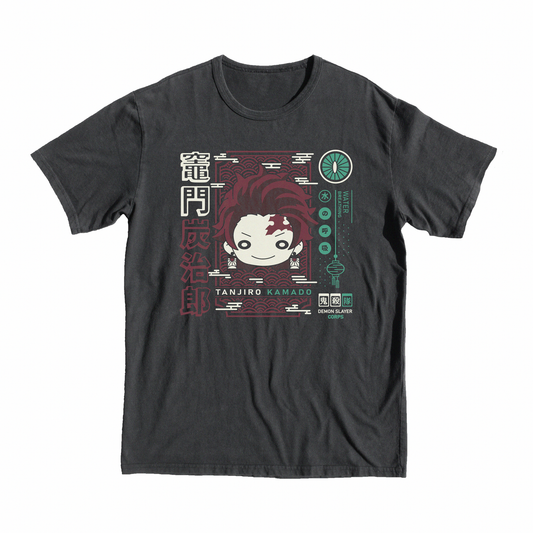 Demon Slayer Tanjiro T-Shirt, anime, manga, shop, tee, water, black, merch, 