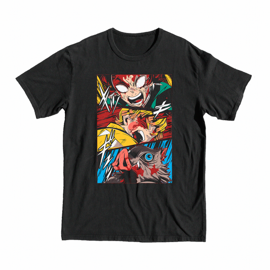 Demon Slayer Trio T-Shirt, tee, trio, shop, anime, manga, shop, gift, comic, 