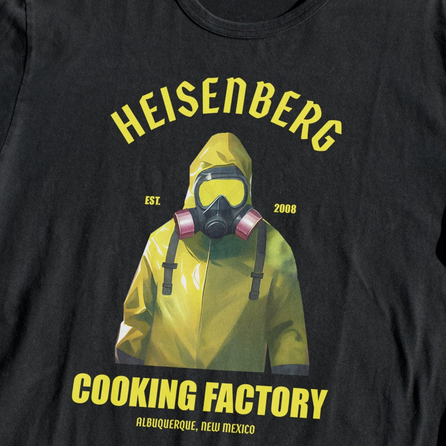 BREAKING BAD "HEISENBERG" ANIME T-SHIRT buy merch manga anime top style heisenberg cooking factory black style full
