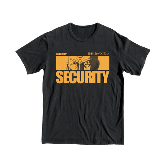 BREAKING BAD "SECURITY" ANIME T-SHIRT anime manga shop buy tee security mike gift present black online daily drop store