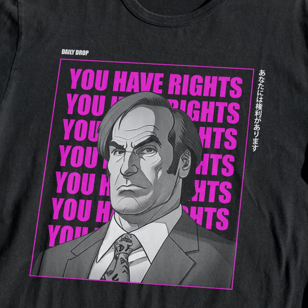 BREAKING BAD YOU HAVE RIGHTS ANIME T-shirt buy store shop buy online gift merch BUY SHOP GIFT PRESENT