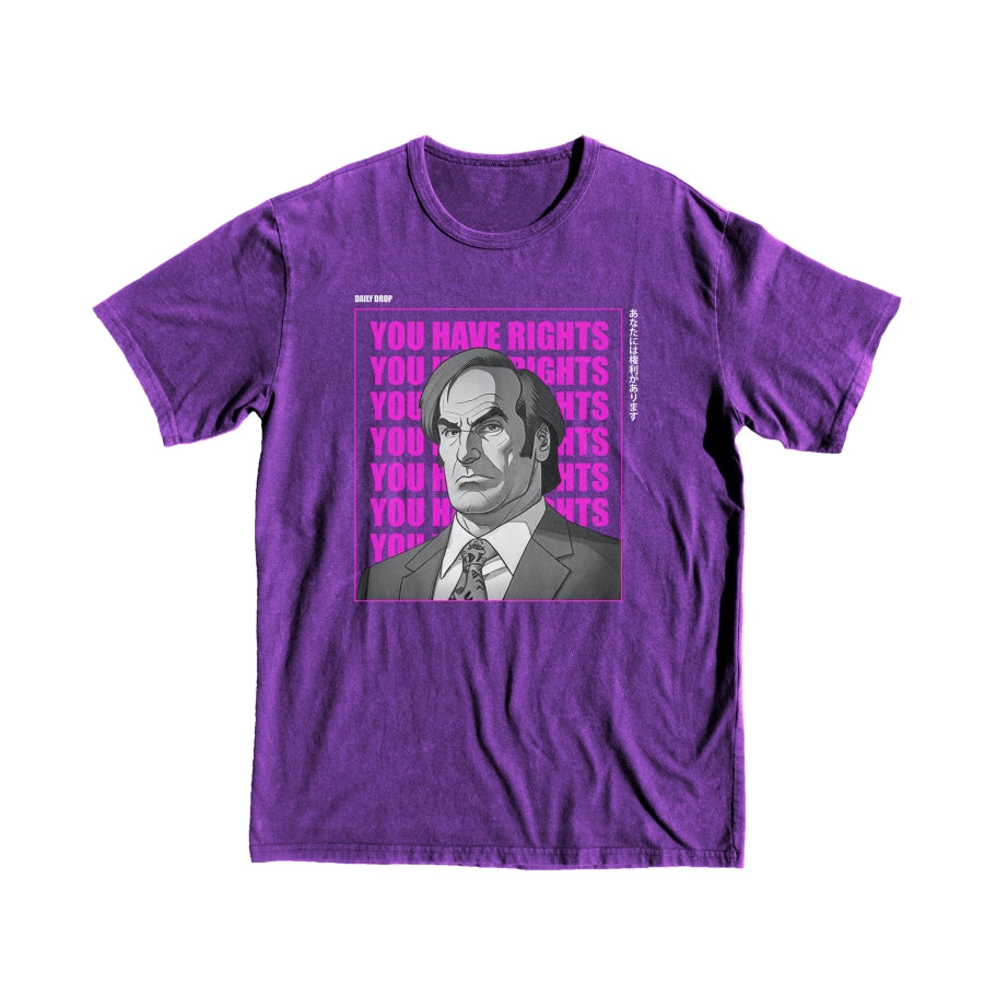BREAKING BAD YOU HAVE RIGHTS ANIME T-shirt buy store shop buy online gift merch BUY SHOP GIFT PRESENT pink