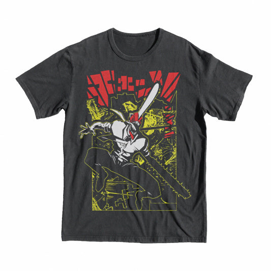 Chainsaw Man Jump T-shirt anime manga shop buy tee fight online merch tee shopping gift