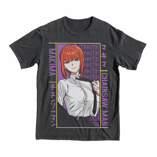 Chainsaw Man Makima Colors T-shirt anime manga shop merch buy online now buy makima black