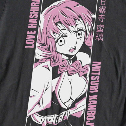 Demon Slayer Mitsuri T-shirt anime manga pink girl white black buy gift tee present friday full