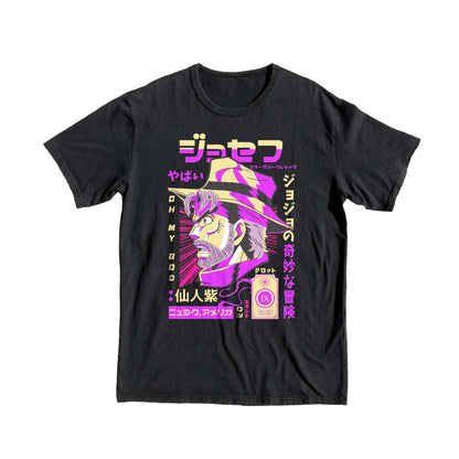 Jojo Bizarre Joseph Joestar T-shirt black