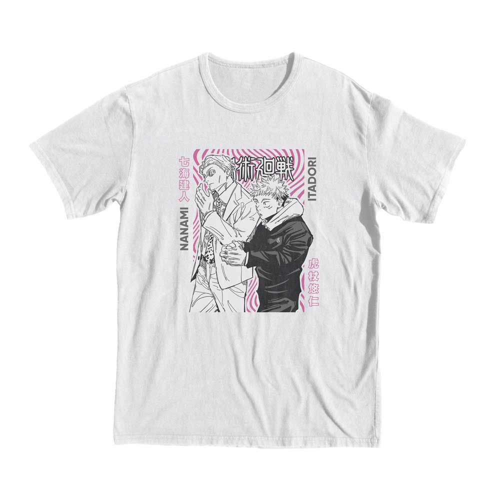 Jujutsu Kaisen Nanami & Itadori T-shirt White