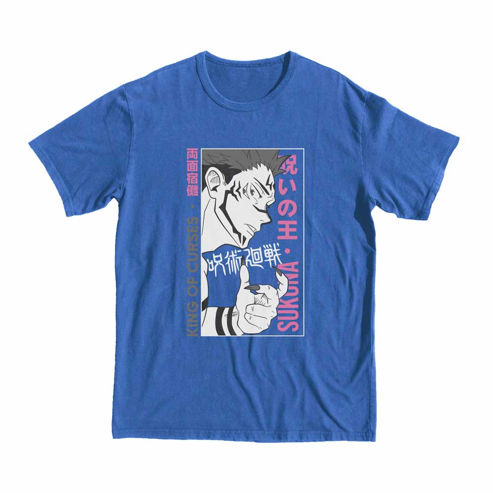 Jujutsu Kaisen Sukuna T-shirt Anime Manga Royal