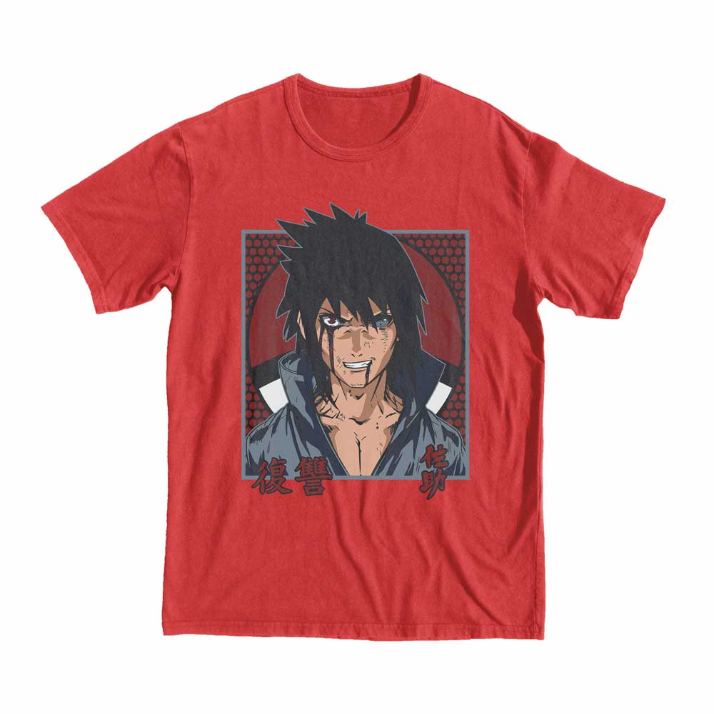 Naruto Smile T-shirt tee gift merch present poster buy online delivery free top style shop shopping now street red