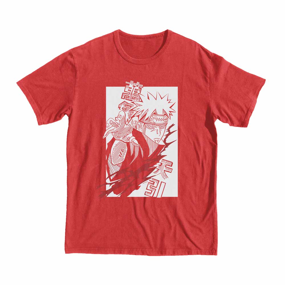 Naruto V2 T-shirt anime manga tee shop merch style delivery free comic fashion trendy red