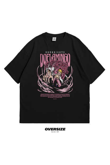 Donquixote Doflamingo, INE PIECE, TEE, SHOP, BLACK. PINK