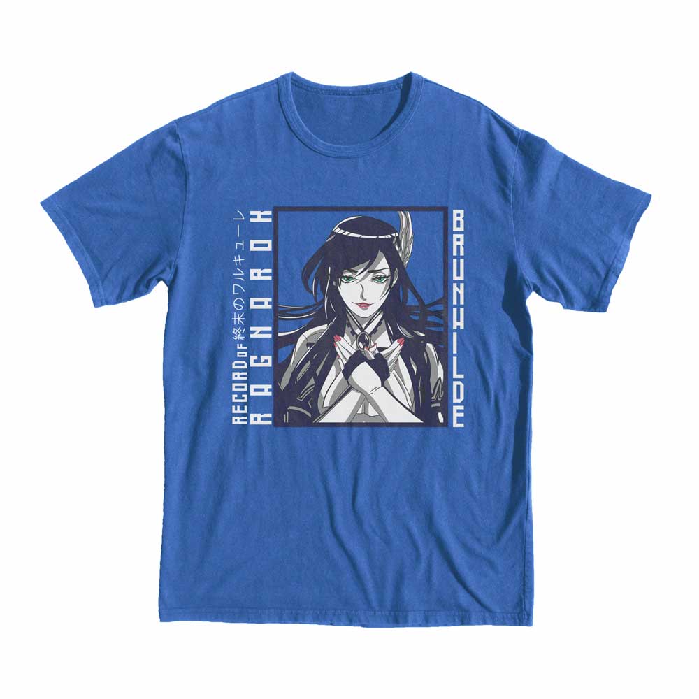 Record of Ragnarok Brunhilde T-shirt anime manga shop buy now  blue