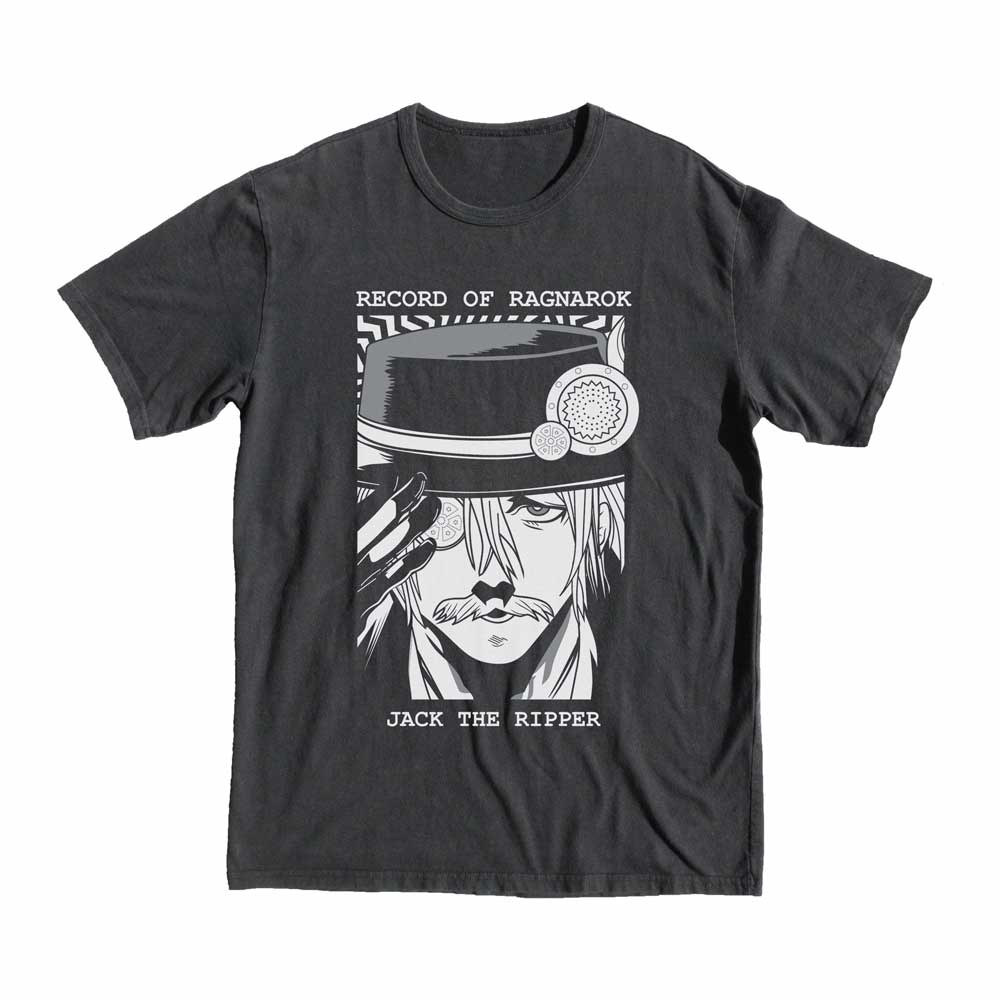 Record of Ragnarok Jack The Ripper T-shirt anime manga tee shop buy black style anime manga 