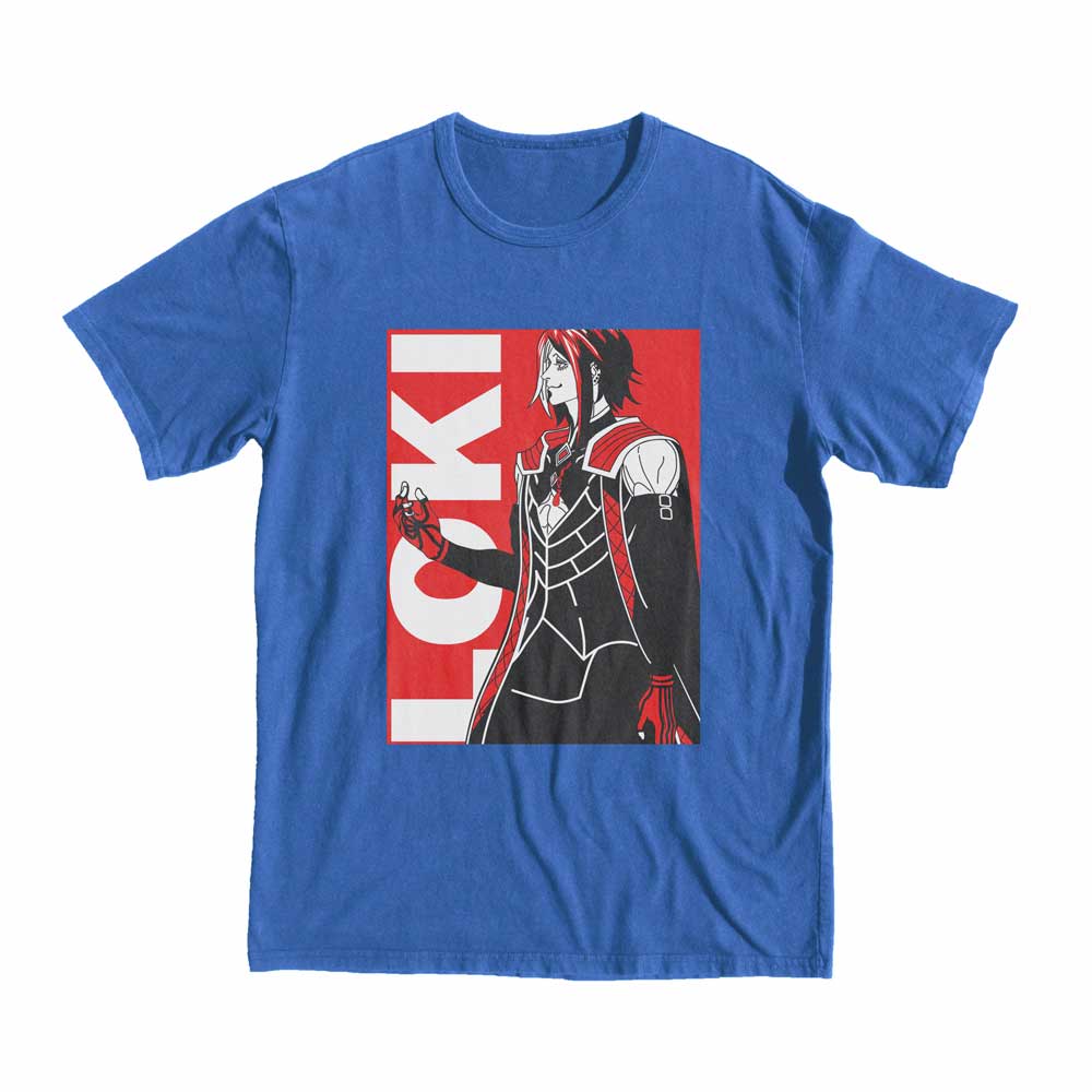 Record of Ragnarok Loki T-shirt tee shop buy merch comic loki online gift shop now delivery free style streets tee blue