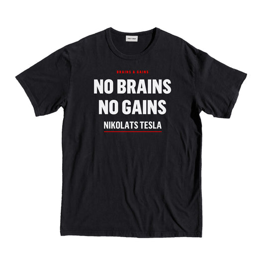 Tesla Science Gym T-shirt black tee t-shirt gym joke style science nikolas niko present shop buy dailydrop store
