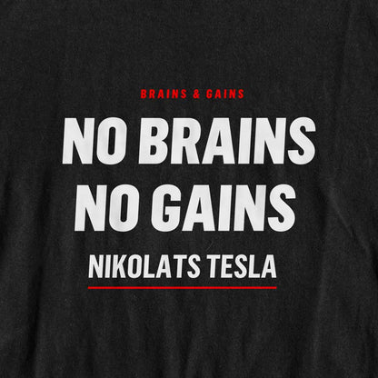 Tesla Science Gym T-shirt black tee t-shirt gym joke style science nikolas niko present shop buy dailydrop store full