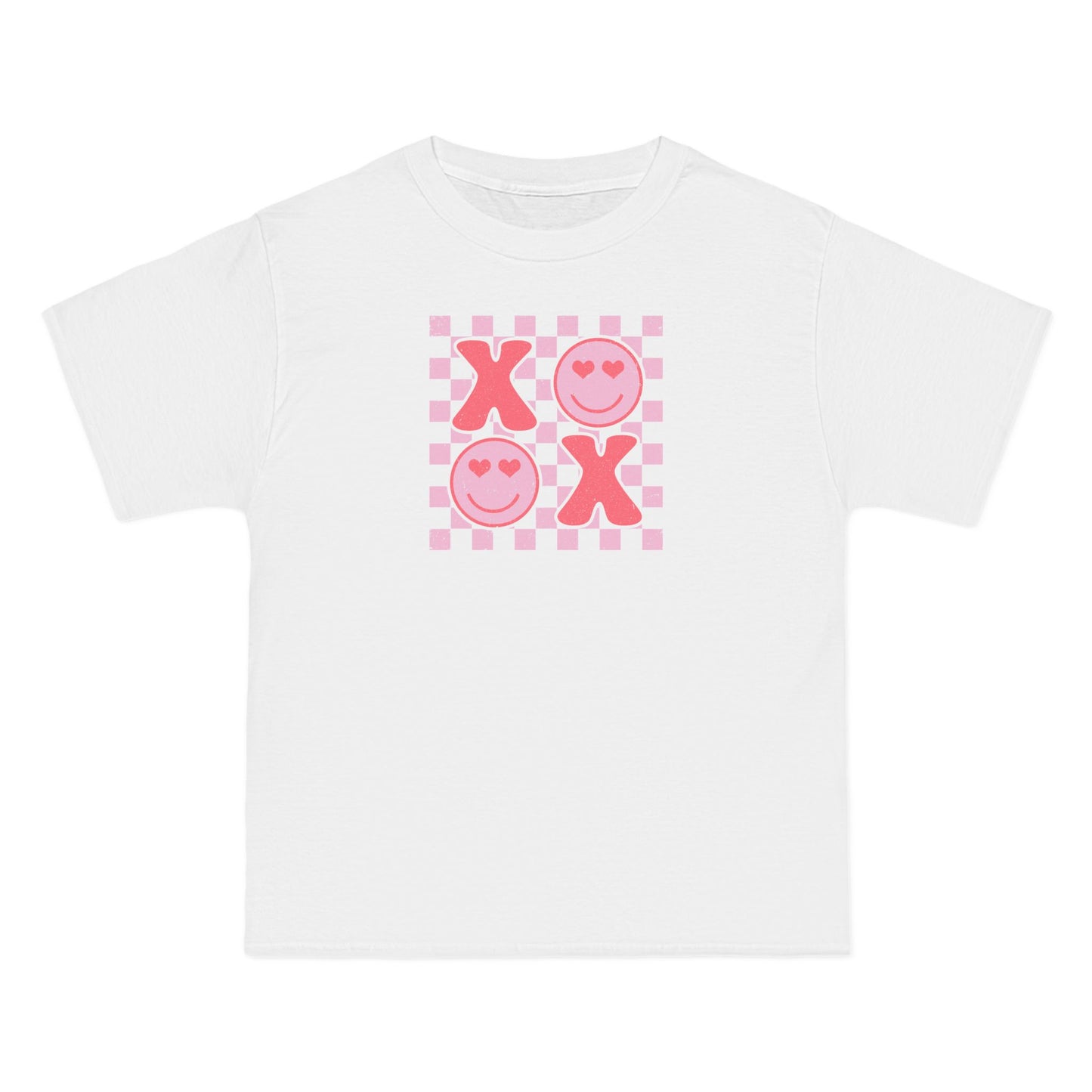 "XOXO" Graphic T-Shirt, like, shop, gift, cross, smile, white
