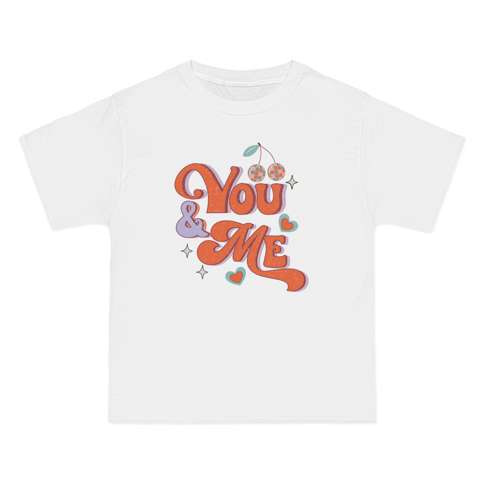 You Me Oversized T-Shirt cherry, love, gift
