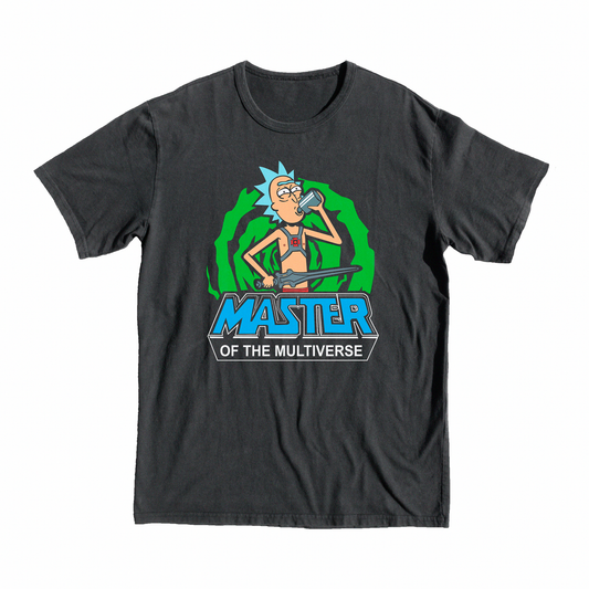 Rick Sanchez: Master of the Multiverse Tee, t-shirt, master, gift, shop, tee, merch, trend, drink, present, top