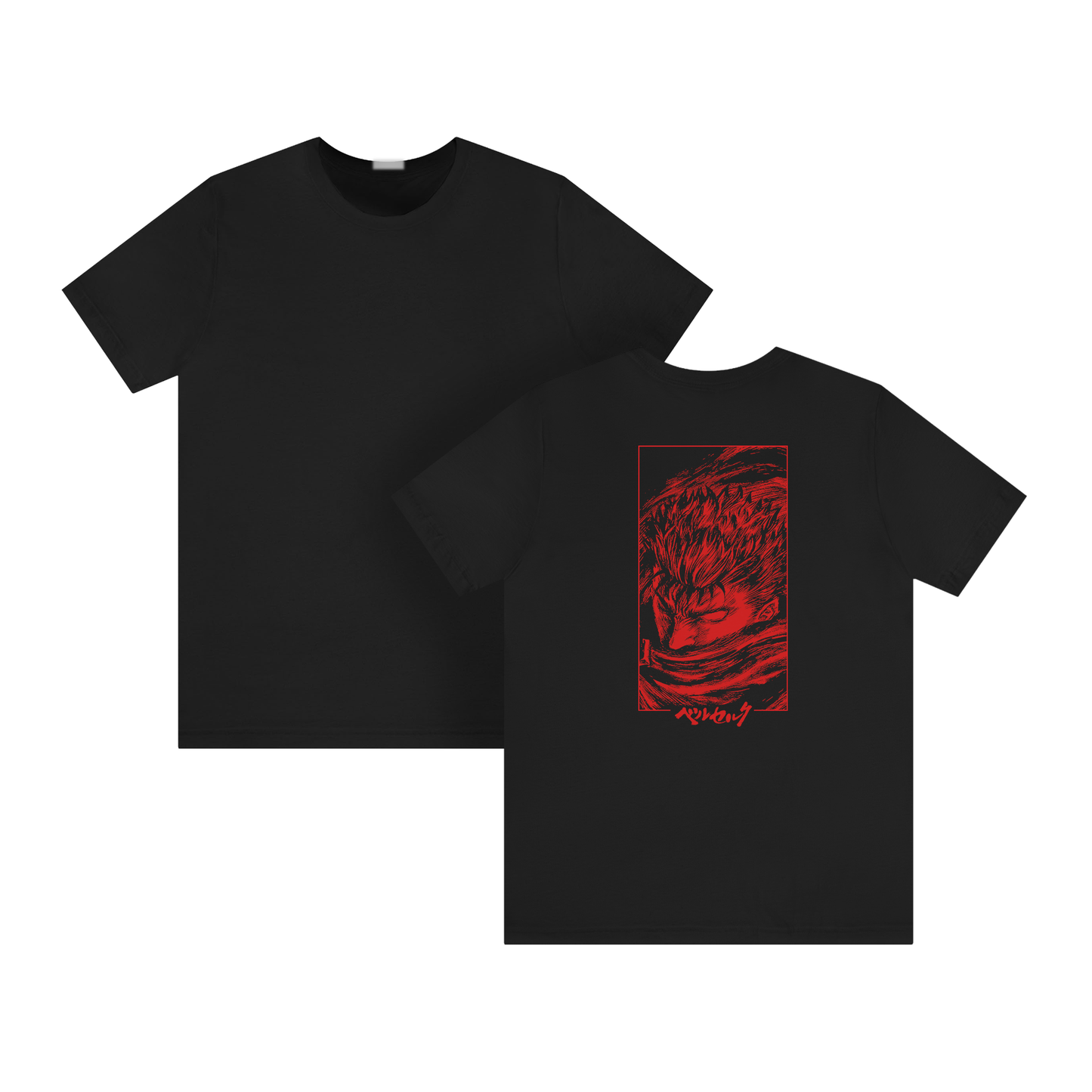 BackPrint Berserk Storm Tee Printify