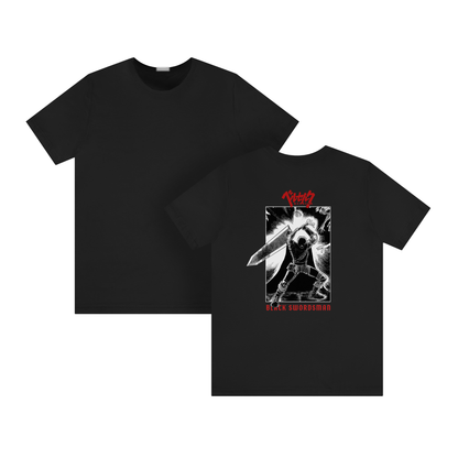 BackPrint Berserk Guts Fight Tee Printify