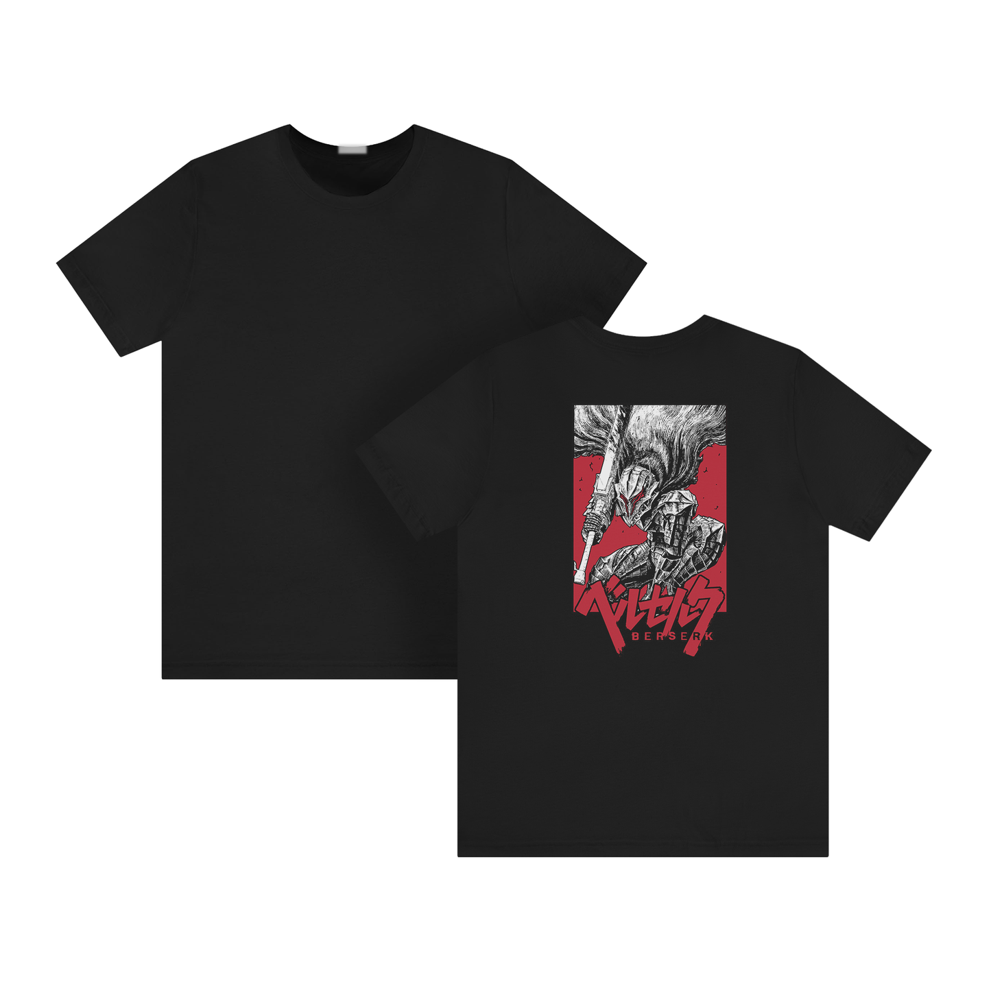 BackPrint Berserk Armor Tee Printify