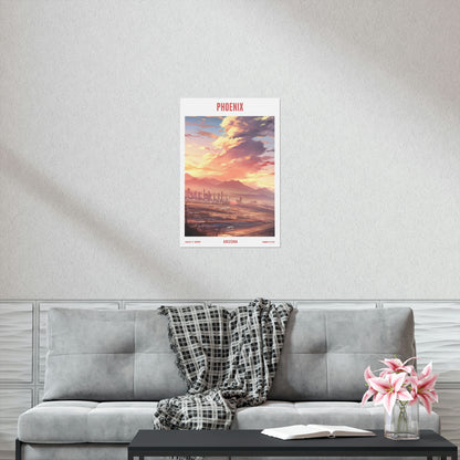 Phoenix, Arizona, Premium Matte Anime Poster