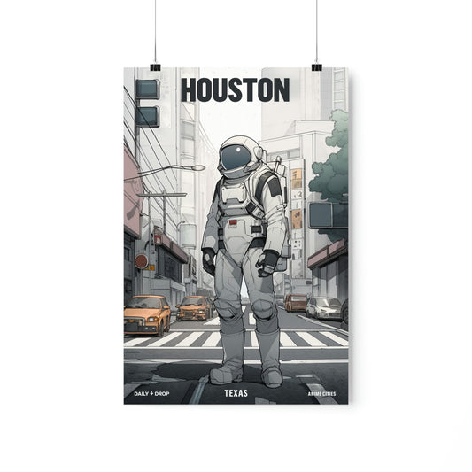 Houston, Texas, Premium Matte Anime Poster