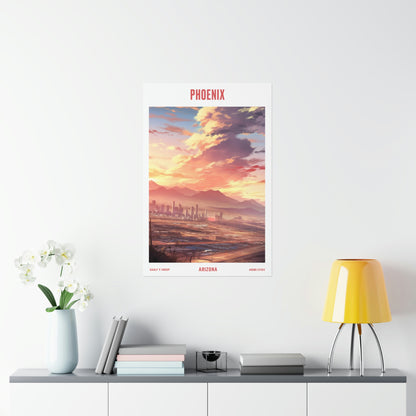 Phoenix, Arizona, Premium Matte Anime Poster