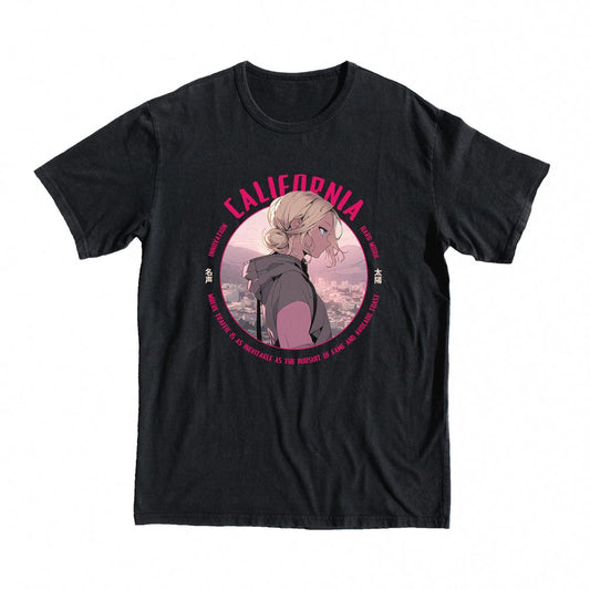 California, Anime T-shirt