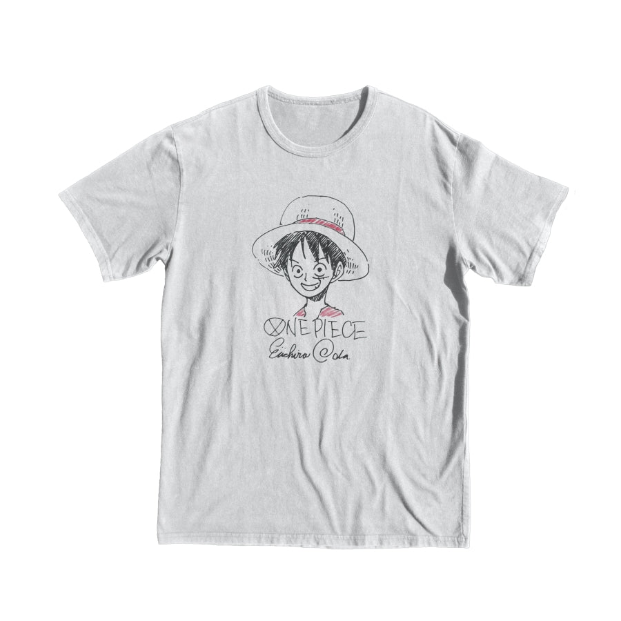 Hand drawn Luffy by Eiichiro Oda Tee