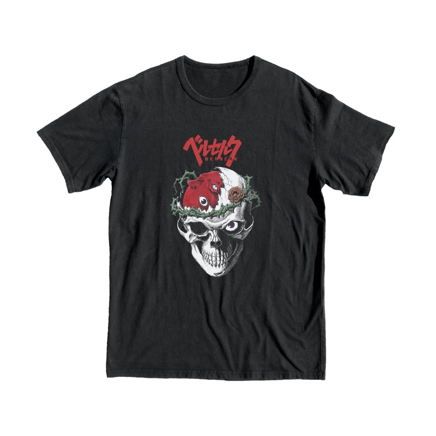 Berserk Skull Black Tee