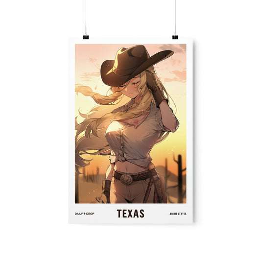 Texas, Premium Matte Anime Poster