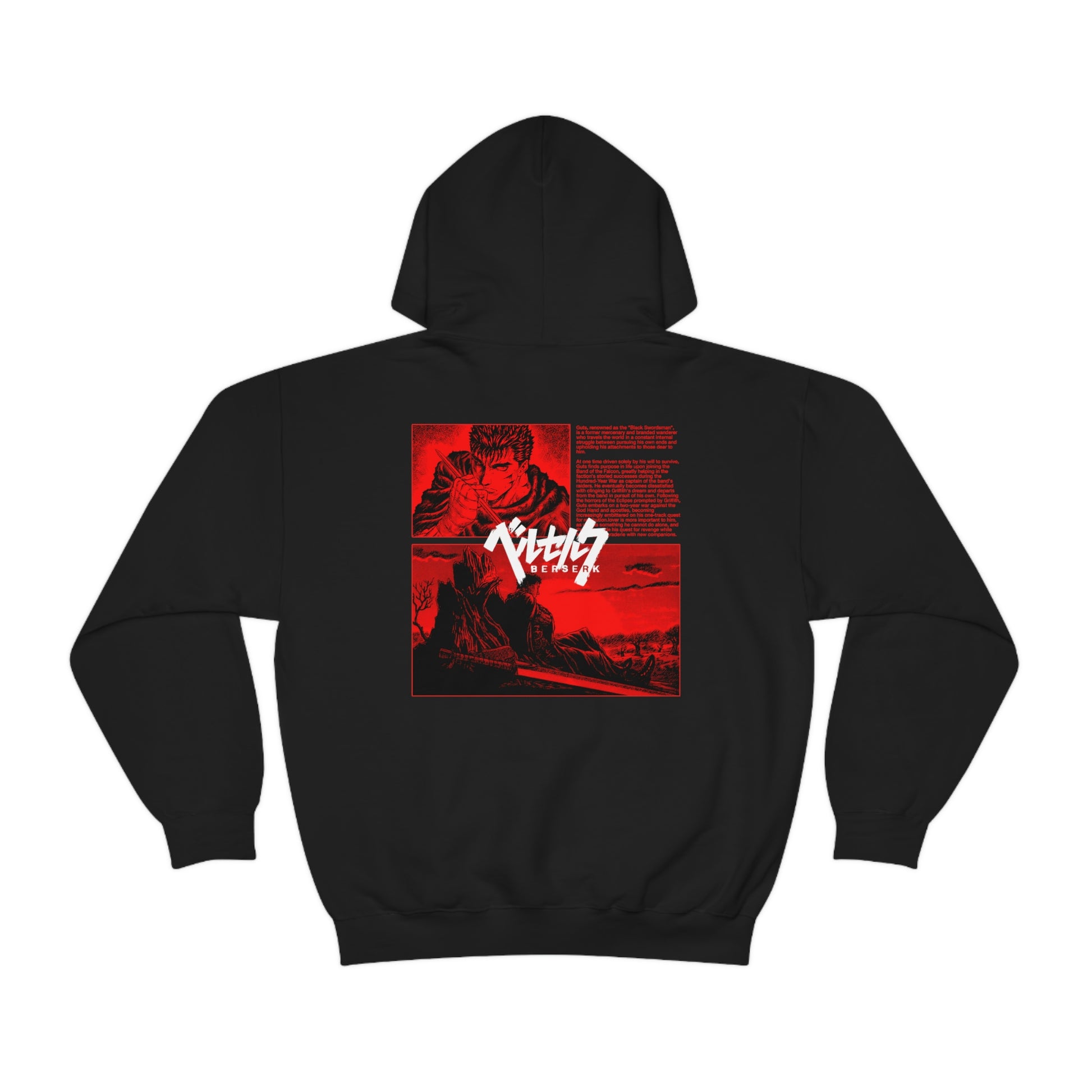 Berserk Manga Guts Sweatshirt Printify